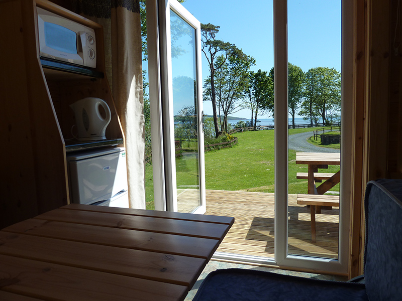 Seaward glamping cabin