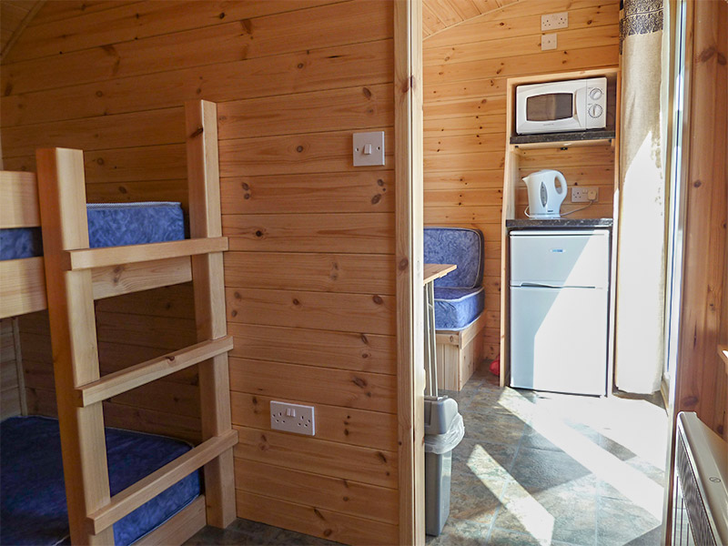 Seaward glamping cabin