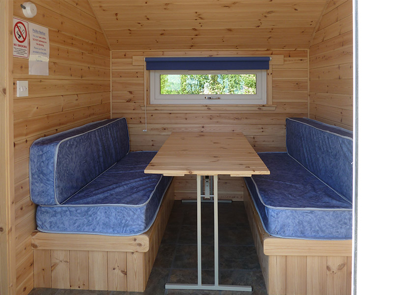 Seaward glamping cabin